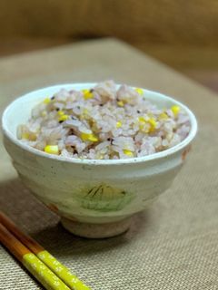 雑穀米でとうもろこしご飯 -レシピのメイン写真