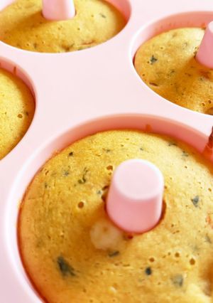 子供も大好き♡残り物のカレーで蒸しパン-レシピのメイン写真