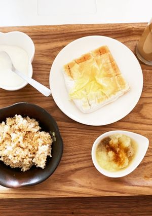 2日【朝】　はんぺん焼き　大根おろし-レシピのメイン写真