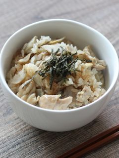 超カンタン鶏ごぼうの炊き込みご飯-レシピのメイン写真