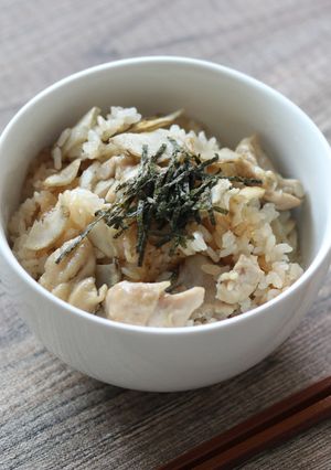 超カンタン鶏ごぼうの炊き込みご飯-レシピのメイン写真