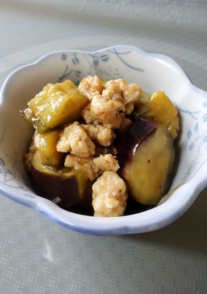 トロトロ☆ナスと鶏そぼろのあんかけ-レシピのメイン写真
