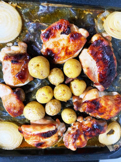 照り焼きチキンオーブン焼き-レシピのメイン写真