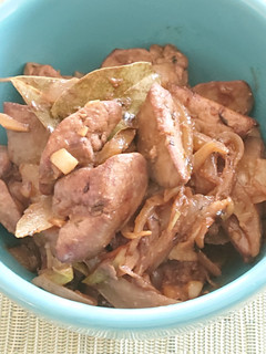 レバーの白ワイン煮 ♪ 簡単-レシピのメイン写真