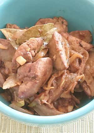 レバーの白ワイン煮 ♪ 簡単-レシピのメイン写真