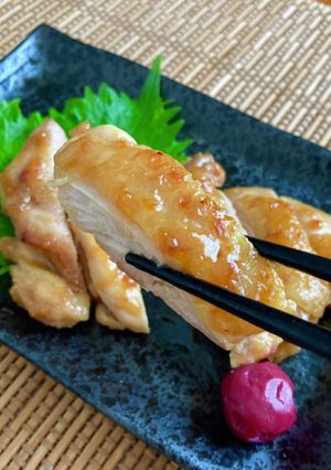 ごはんが進む！鶏肉の梅みそ照り焼き-レシピのメイン写真
