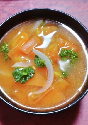 トマト一本勝負！スープ-レシピのメイン写真