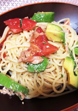 ☆簡単☆和風冷製パスタ-レシピのメイン写真