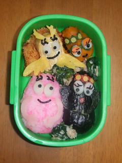 キャラ弁 バーバパパの家族-レシピのメイン写真