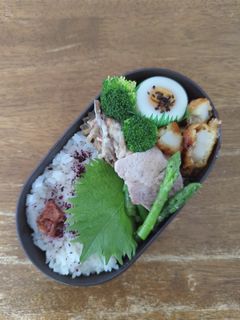 JK☆豚肉とアスパラの黒胡椒炒め弁当♪-レシピのメイン写真