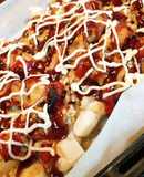 豚ロース肉が主役！オーブンでお好み焼き
