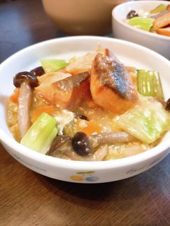 30分で完成!塩鮭の和風あんかけ丼-レシピのメイン写真