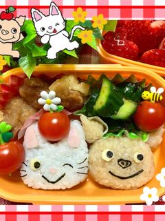 キャラ弁 ノンタン-レシピのメイン写真