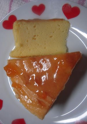 １８㎝丸型(スフレチーズケーキ)-レシピのメイン写真