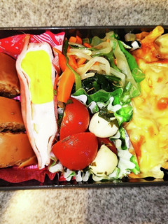イカ飯 エビマカロニグラタン 弁当-レシピのメイン写真