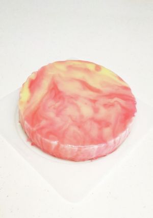 マシュマロで苺レアチーズ☆ミラー☆ケーキ-レシピのメイン写真