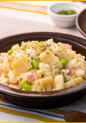 ほたてとベーコンのバター混ぜご飯-レシピのメイン写真