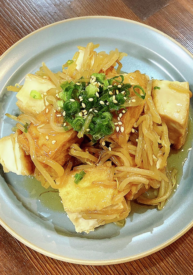 厚揚げともやしの照り焼き-レシピのメイン写真