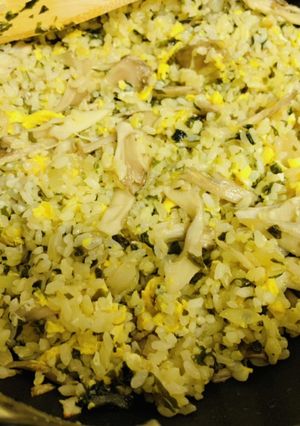 しそわかめと舞茸の簡単チャーハン♪-レシピのメイン写真