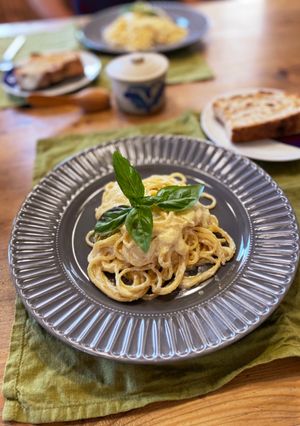 濃厚明太クリームパスタ-レシピのメイン写真