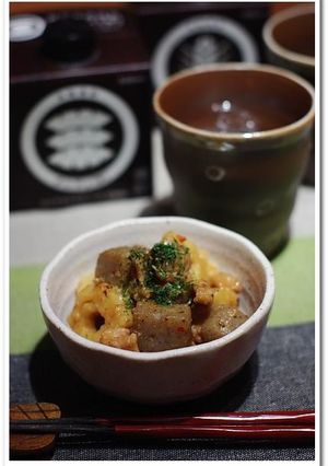 コンニャクとちくわぶのピリ辛肉味噌煮-レシピのメイン写真