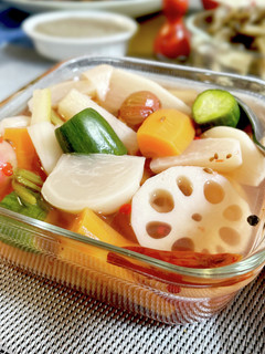 【ジッパー袋で簡単】彩り野菜のピクルス-レシピのメイン写真