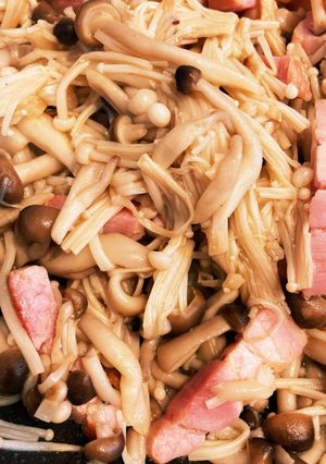 【簡単】きのことベーコンのカレーマリネ-レシピのメイン写真