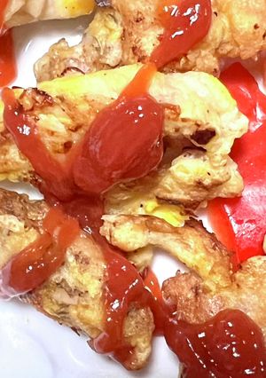 簡単！鶏むね肉のピカタ♪タイムもお好みで-レシピのメイン写真