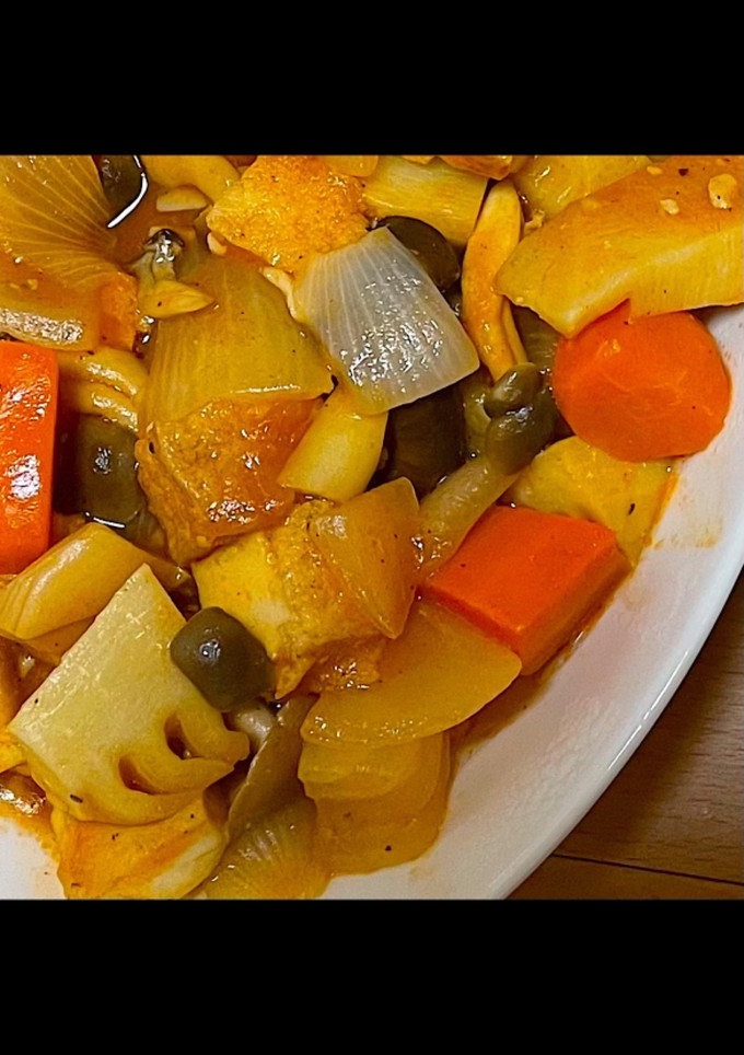 簡単◎厚揚げでvegan酢豚-レシピのメイン写真