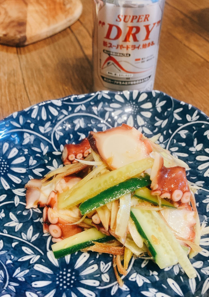 タコと茗荷の生姜ポン酢和え-レシピのメイン写真