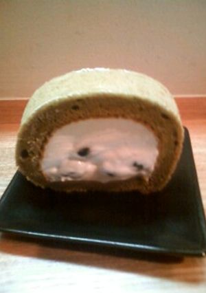 しっと～り☆抹茶黒豆ロールケーキ-レシピのメイン写真