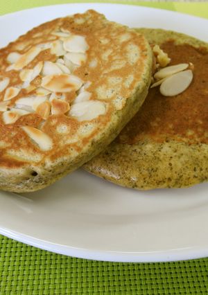 お茶がらパンケーキ-レシピのメイン写真