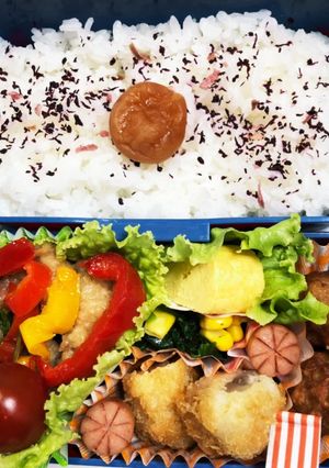 中学生のお弁当　11-レシピのメイン写真