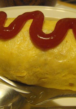 一膳弱のご飯でパルメザンチーズオムライス-レシピのメイン写真