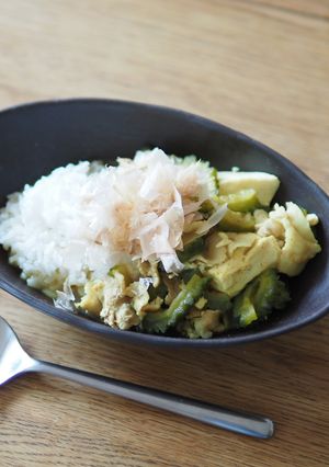 ゴーヤと豆腐のカレースープ-レシピのメイン写真