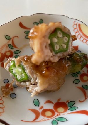 簡単オクラの肉巻き(お弁当)-レシピのメイン写真