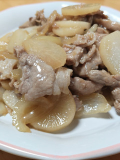 大根と豚こまのしょうが焼き-レシピのメイン写真