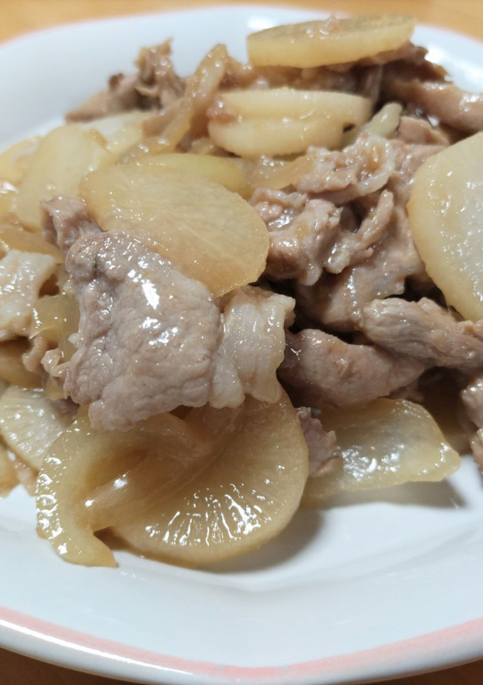大根と豚こまのしょうが焼き-レシピのメイン写真
