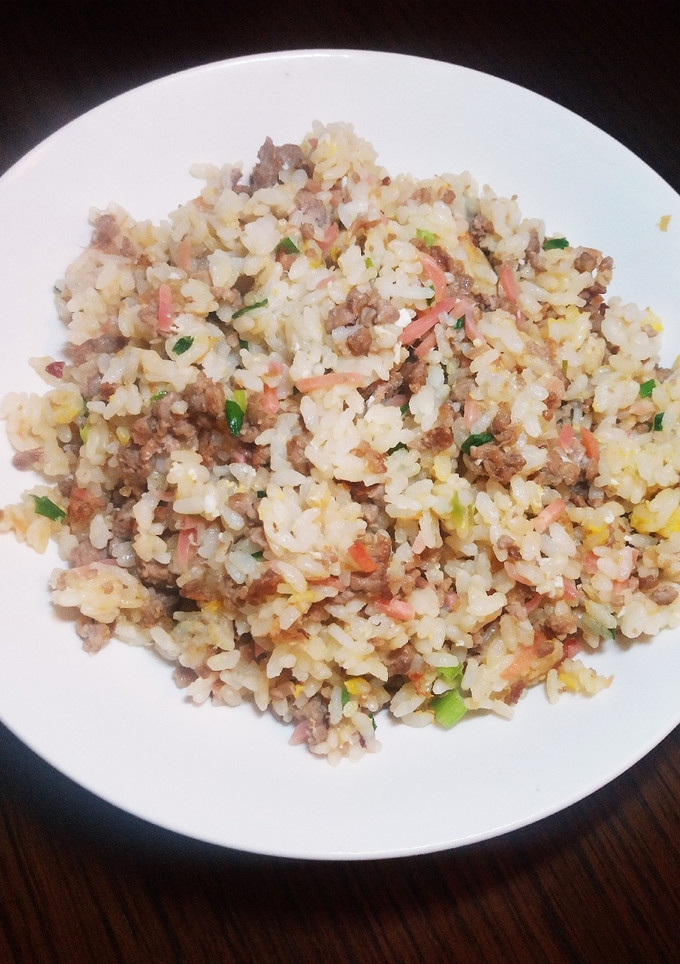 簡単☆紅生姜と挽き肉の和風チャーハン-レシピのメイン写真