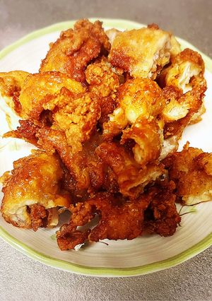 安くて簡単！すぐ完食☆パリパリ鶏皮唐揚げ-レシピのメイン写真