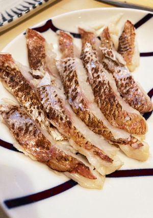 キダイ(連子鯛)酢締め炙り-レシピのメイン写真
