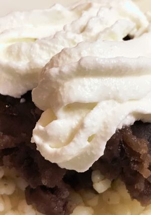 もち麦と粒あんのホイップクリーム乗せ-レシピのメイン写真