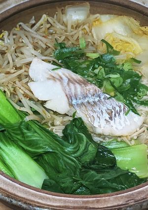 激辛チンゲン菜鱈鍋 269kcal-レシピのメイン写真