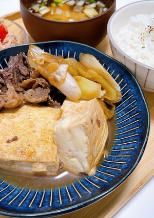 かんたん肉豆腐-レシピのメイン写真