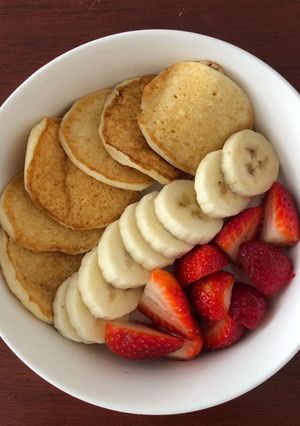 超簡☆残ったミルクでホットケーキ離乳食 -レシピのメイン写真