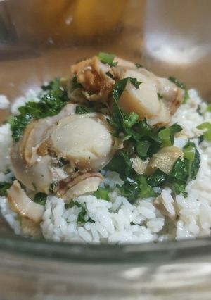 大根の葉っぱとホタテの混ぜごはん-レシピのメイン写真
