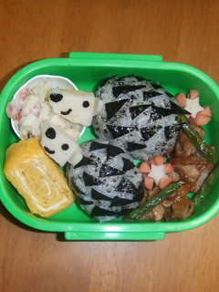 キャラ弁 はりねずみ親子-レシピのメイン写真