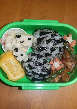 キャラ弁　はりねずみ親子-レシピのメイン写真