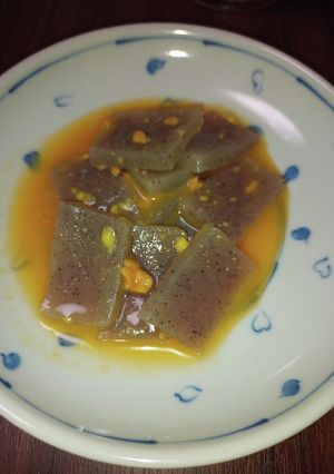 こんにゃくの辛子味噌がけ-レシピのメイン写真