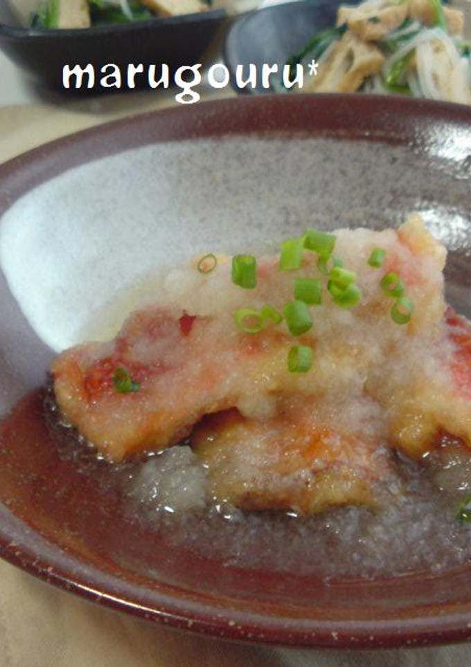 金目鯛の揚げおろし煮-レシピのメイン写真